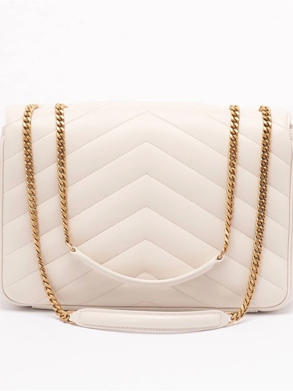 SAINT LAURENT Loulou large quilted leather flap shoulder chain bag - Picture 7 of 7